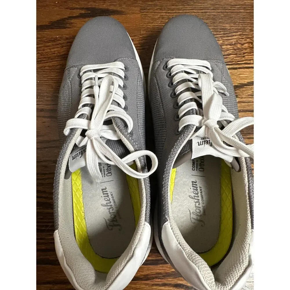 Florsheim Mens‎ Gray Fashion Sneaker Size 10.5 Wide